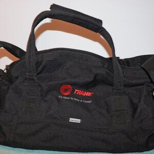 CARHARTT Black Duffel Type Bag Trane Logo 20"X10"